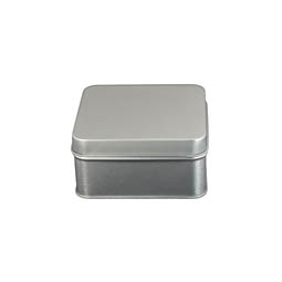 Square tins: silver square Praline, Art. 2053