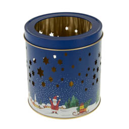 Our products: Candle Light Tin blue, Art. 3034