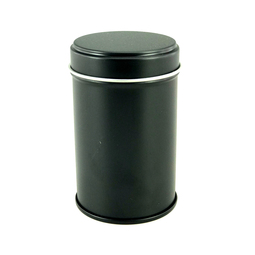 Kulaté plechovky: mini Streuer black, Art. 3235