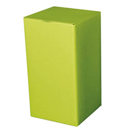 Square tins: green square 100g, Art. 3353