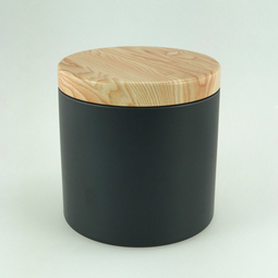 Round tins: Runddose elegant black, Art. 3555