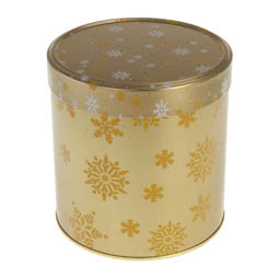 Weihnachtskeksdosen: Lebkuchendose gold Star