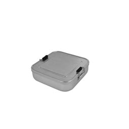Square tins: Lunchbox Aluminum Square, Art. 5101