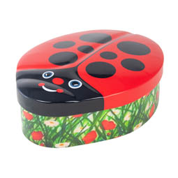 Irregular shapes: Ladybug tin, Art. 6210