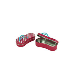 Speciale mallen: Flip flop roze stippen, Art. 6705