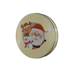 Round tins: Santa round, Art. 7007