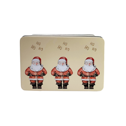 Christmas tins: Santa rechteck groß
