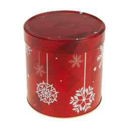 Christmas tins: Lebkuchendose Schneeflocke