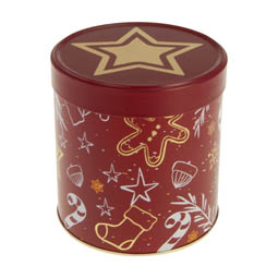 Round tins: Gingerbread Tin X-mas, Art. 7094